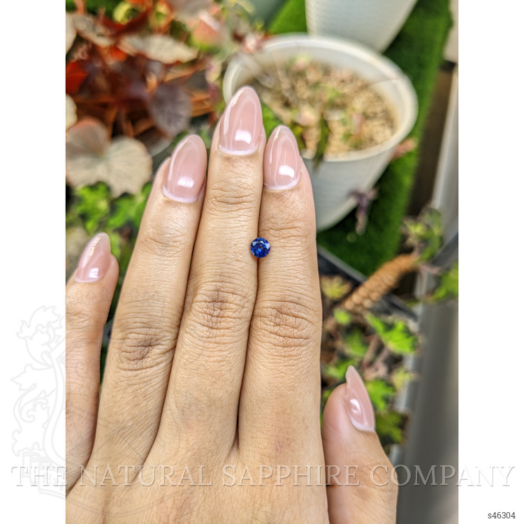 0.48 Ct. Blue Sapphire from Ceylon (Sri Lanka)