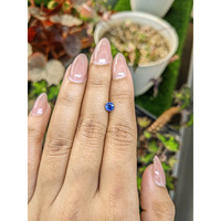 0.62 Ct. Blue Sapphire from Ceylon (Sri Lanka) Life Style