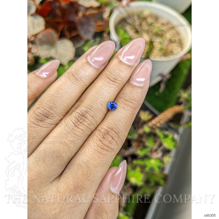 0.62 Ct. Blue Sapphire from Ceylon (Sri Lanka)