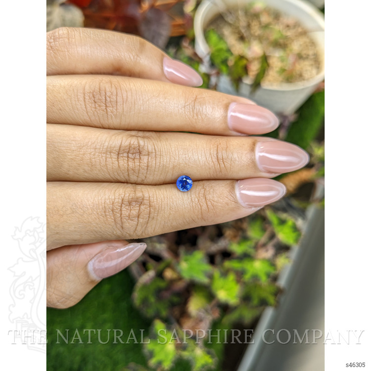0.62 Ct. Blue Sapphire from Ceylon (Sri Lanka)