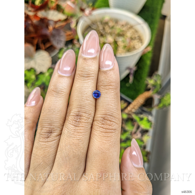 0.47 Ct. Blue Sapphire from Ceylon (Sri Lanka)