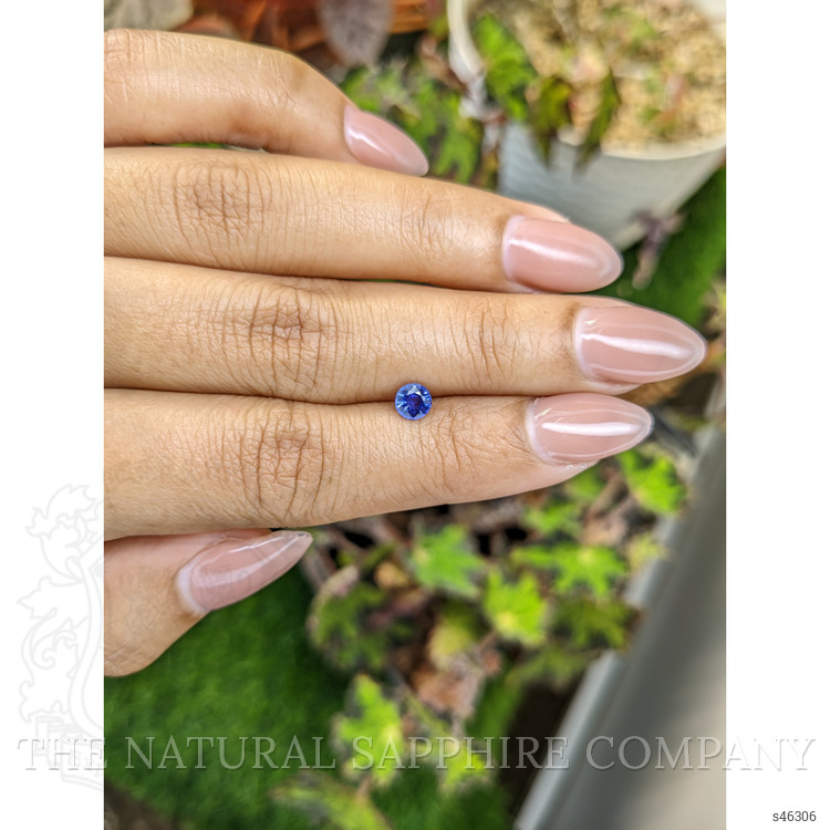 0.47 Ct. Blue Sapphire from Ceylon (Sri Lanka)