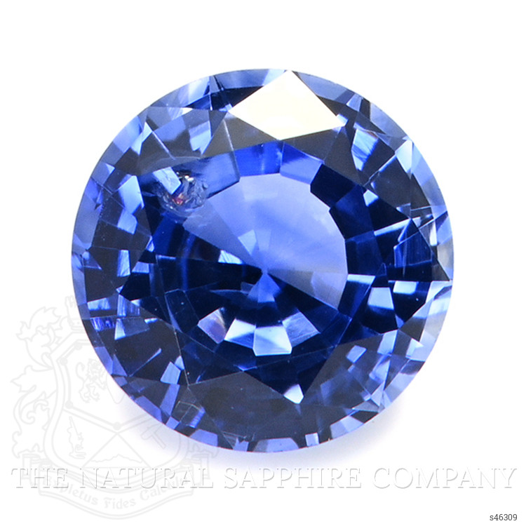 0.63 Ct. Blue Sapphire from Ceylon (Sri Lanka)