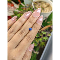 0.63 Ct. Blue Sapphire from Ceylon (Sri Lanka) Life Style