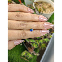 0.63 Ct. Blue Sapphire from Ceylon (Sri Lanka) Life Style