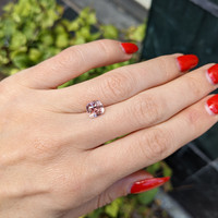 2.33 Ct. Padparadscha Sapphire from Ceylon (Sri Lanka) Life Style