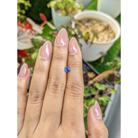 0.51 Ct. Blue Sapphire from Ceylon (Sri Lanka) Life Style