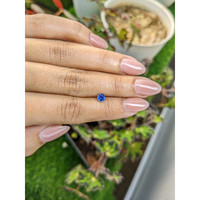 0.51 Ct. Blue Sapphire from Ceylon (Sri Lanka) Life Style