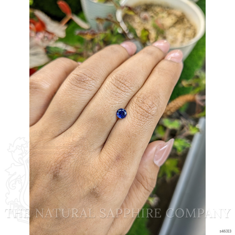 0.54 Ct. Blue Sapphire from Ceylon (Sri Lanka)