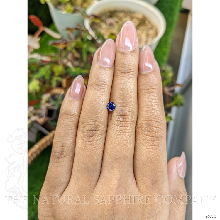 0.54 Ct. Blue Sapphire from Ceylon (Sri Lanka)