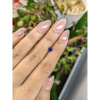 0.54 Ct. Blue Sapphire from Ceylon (Sri Lanka) Life Style