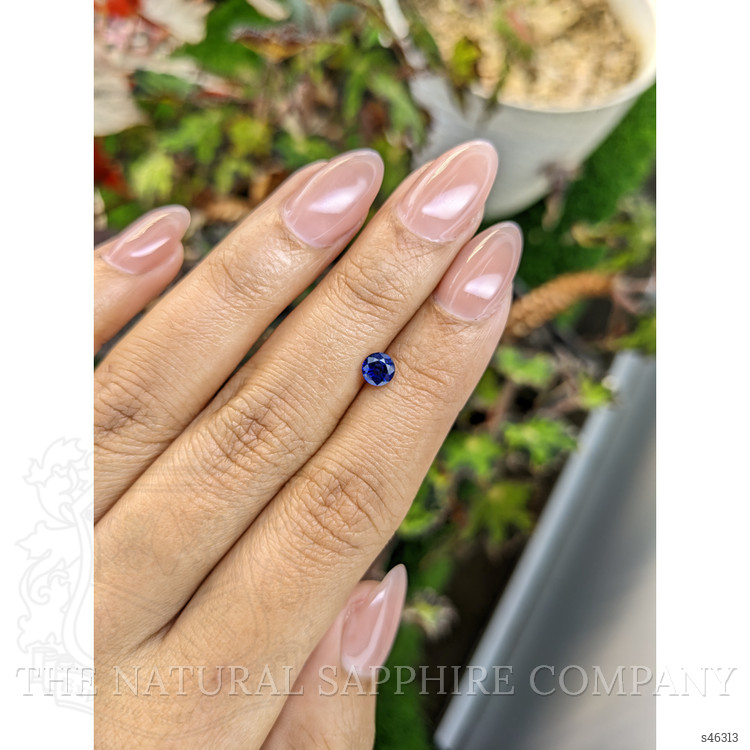 0.54 Ct. Blue Sapphire from Ceylon (Sri Lanka)