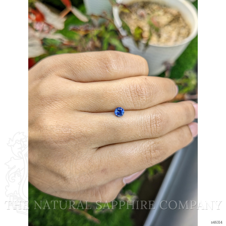 0.48 Ct. Blue Sapphire from Ceylon (Sri Lanka)
