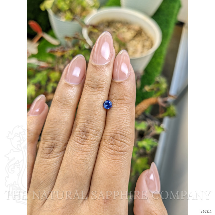 0.48 Ct. Blue Sapphire from Ceylon (Sri Lanka)