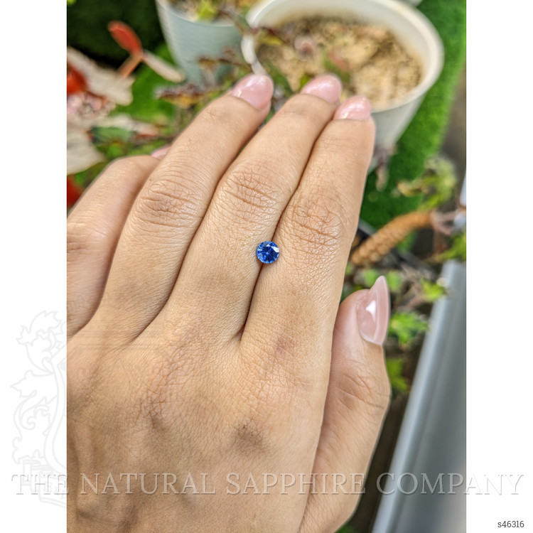 0.53 Ct. Blue Sapphire from Ceylon (Sri Lanka)