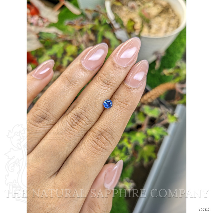 0.53 Ct. Blue Sapphire from Ceylon (Sri Lanka)