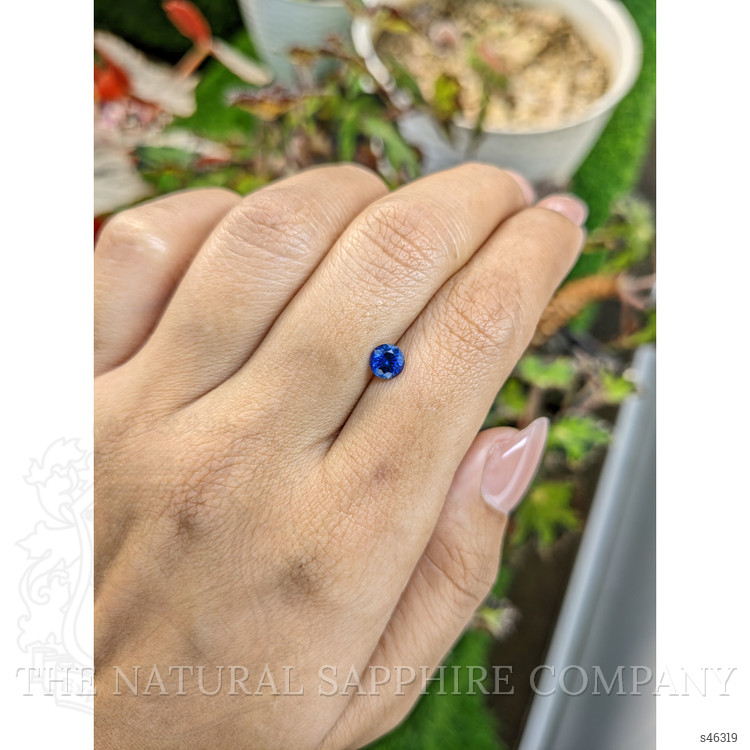 0.64 Ct. Blue Sapphire from Ceylon (Sri Lanka)