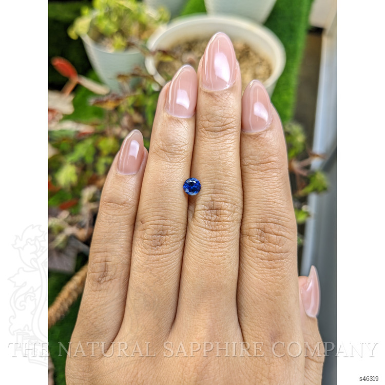 0.64 Ct. Blue Sapphire from Ceylon (Sri Lanka)