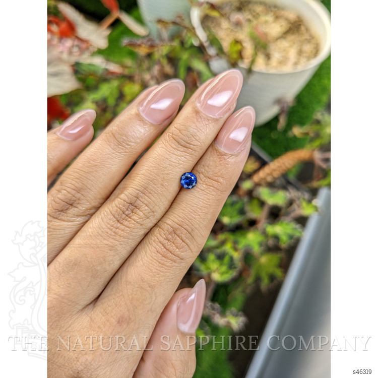 0.64 Ct. Blue Sapphire from Ceylon (Sri Lanka)