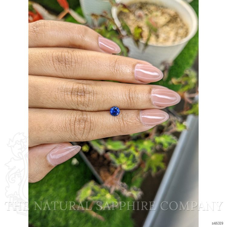 0.64 Ct. Blue Sapphire from Ceylon (Sri Lanka)