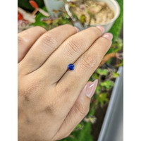 0.54 Ct. Blue Sapphire from Ceylon (Sri Lanka) Life Style