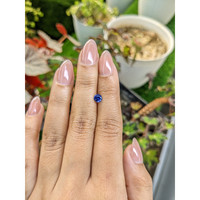 0.54 Ct. Blue Sapphire from Ceylon (Sri Lanka) Life Style