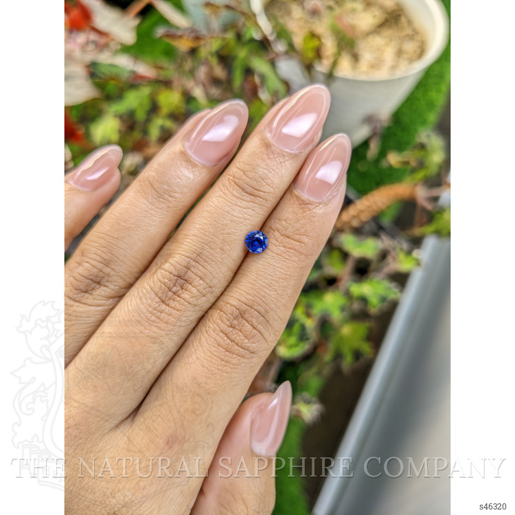 0.54 Ct. Blue Sapphire from Ceylon (Sri Lanka)