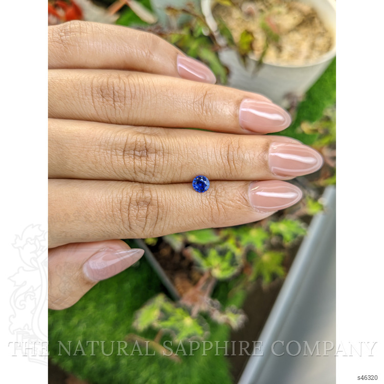 0.54 Ct. Blue Sapphire from Ceylon (Sri Lanka)