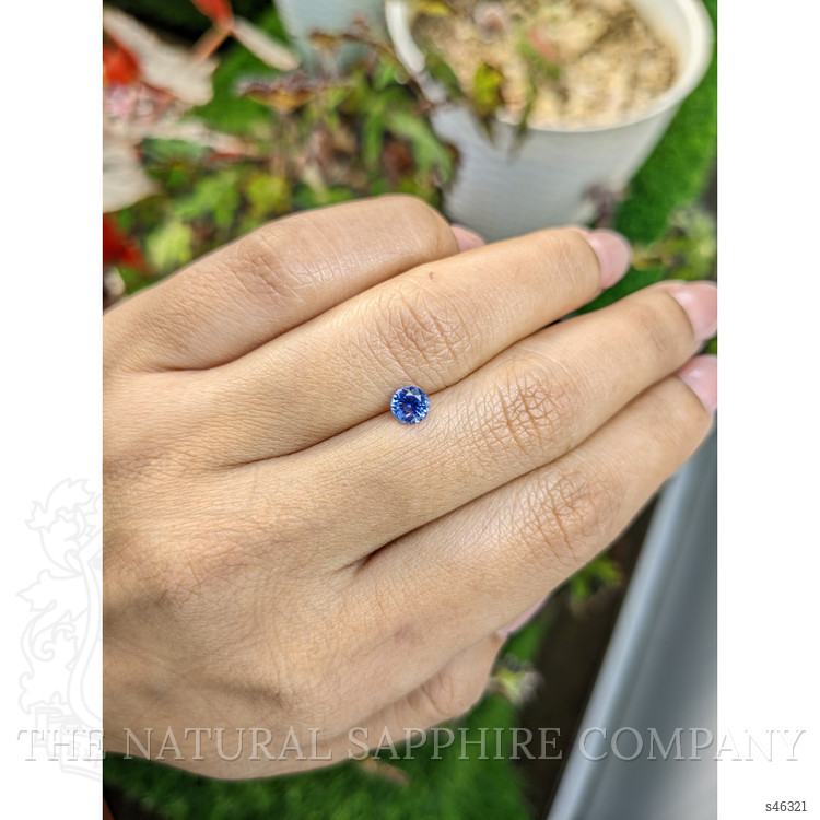 0.54 Ct. Blue Sapphire from Ceylon (Sri Lanka)
