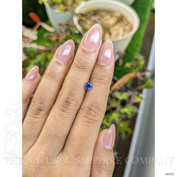 0.54 Ct. Blue Sapphire from Ceylon (Sri Lanka)