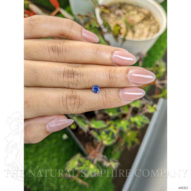 0.54 Ct. Blue Sapphire from Ceylon (Sri Lanka)