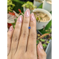 0.59 Ct. Blue Sapphire from Ceylon (Sri Lanka) Life Style