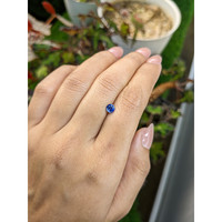 0.52 Ct. Blue Sapphire from Ceylon (Sri Lanka) Life Style