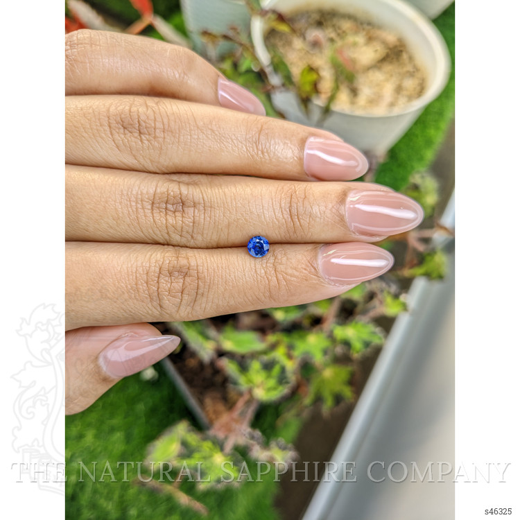 0.52 Ct. Blue Sapphire from Ceylon (Sri Lanka)