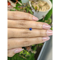 0.48 Ct. Blue Sapphire from Ceylon (Sri Lanka) Life Style