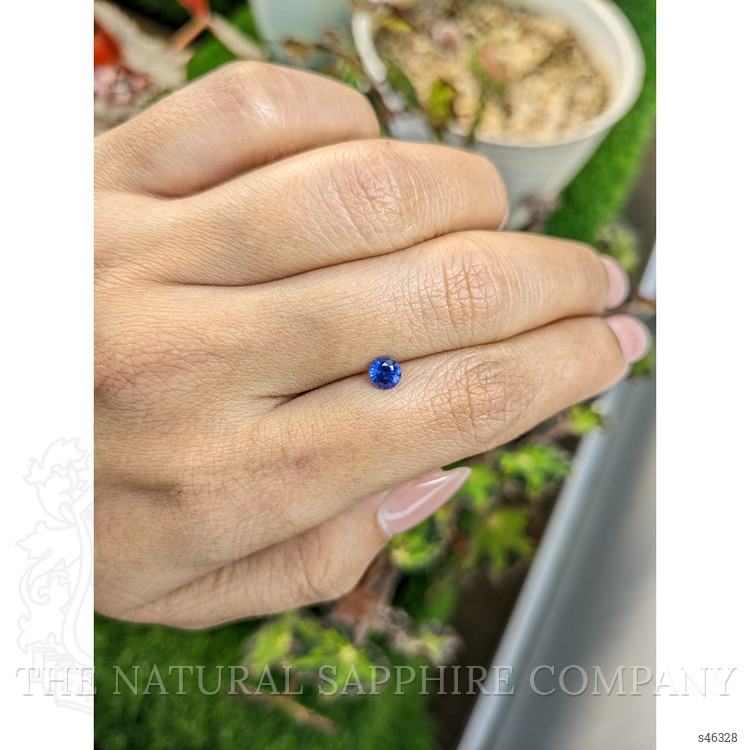 0.48 Ct. Blue Sapphire from Ceylon (Sri Lanka)