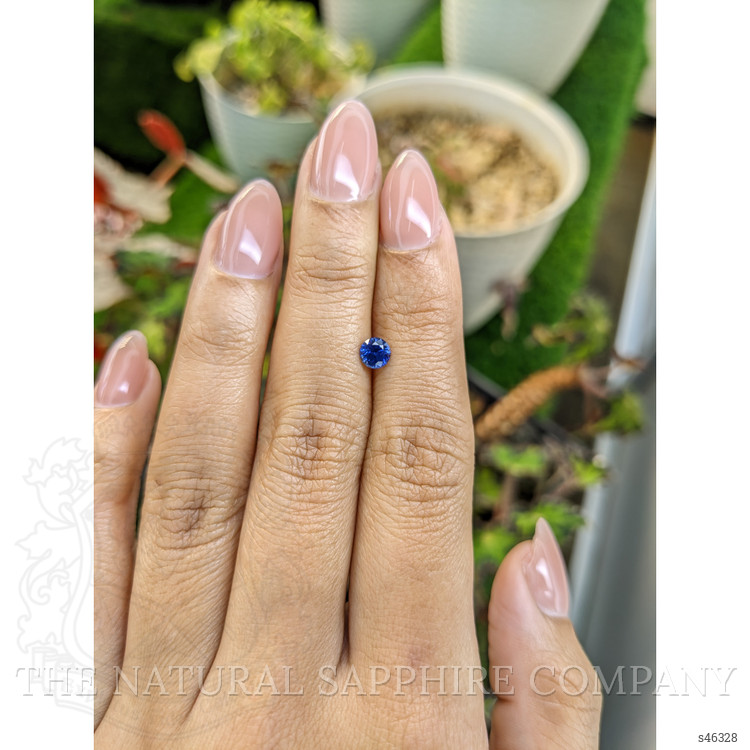 0.48 Ct. Blue Sapphire from Ceylon (Sri Lanka)