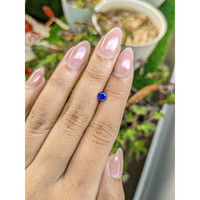 0.58 Ct. Blue Sapphire from Ceylon (Sri Lanka) Life Style