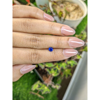 0.58 Ct. Blue Sapphire from Ceylon (Sri Lanka) Life Style