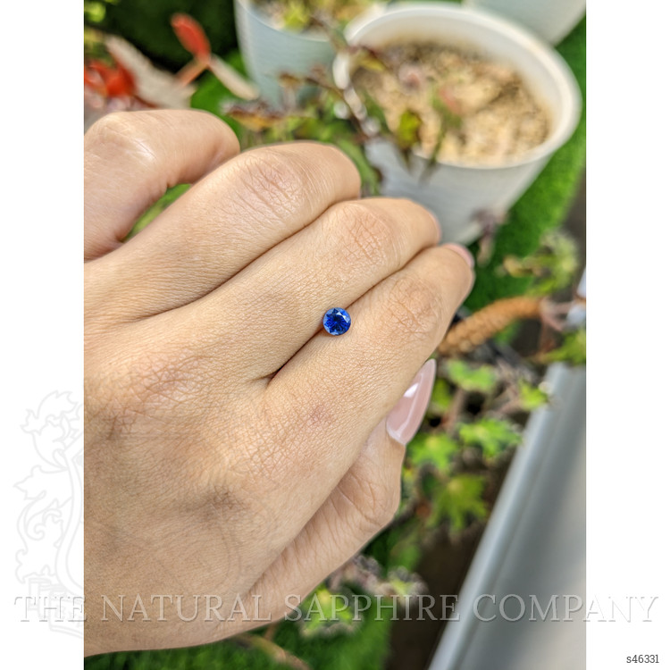 0.60 Ct. Blue Sapphire from Ceylon (Sri Lanka)
