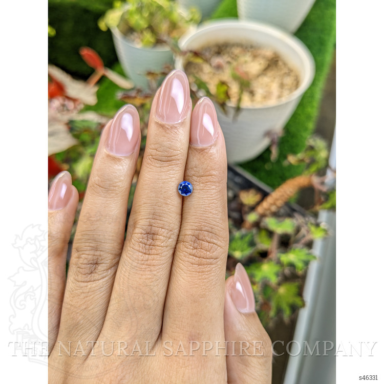 0.60 Ct. Blue Sapphire from Ceylon (Sri Lanka)