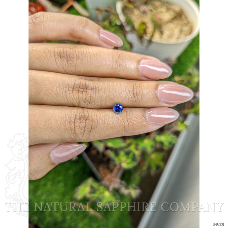 0.60 Ct. Blue Sapphire from Ceylon (Sri Lanka)
