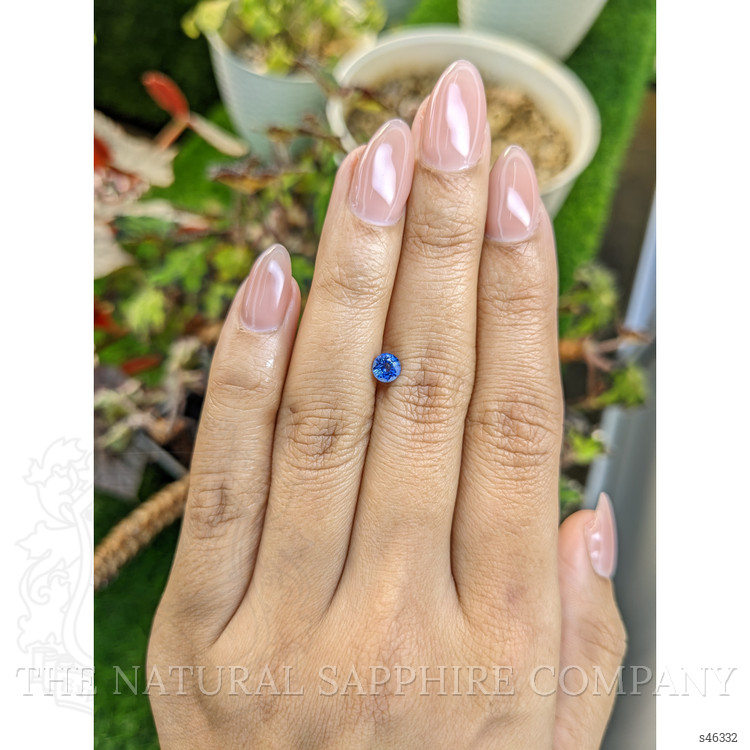0.62 Ct. Blue Sapphire from Ceylon (Sri Lanka)