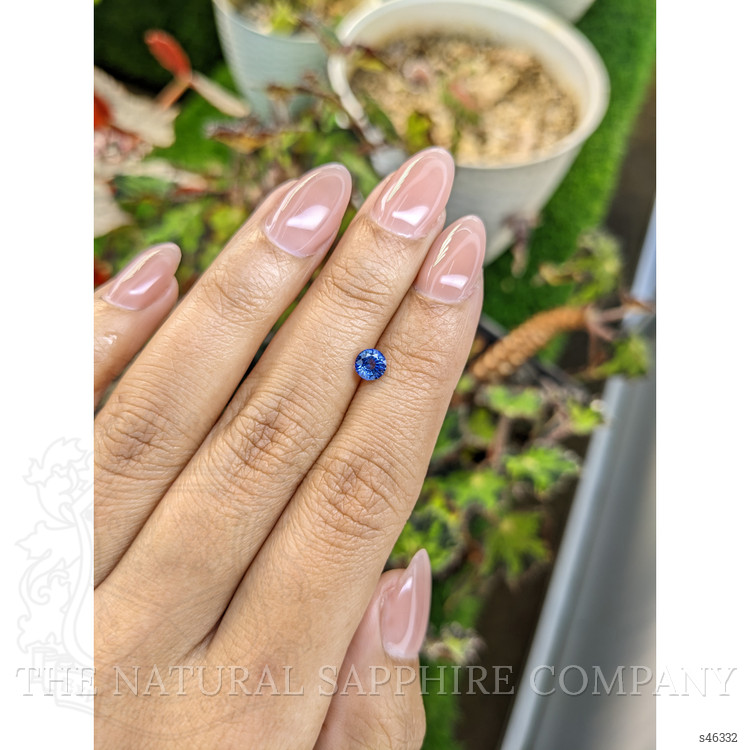 0.62 Ct. Blue Sapphire from Ceylon (Sri Lanka)