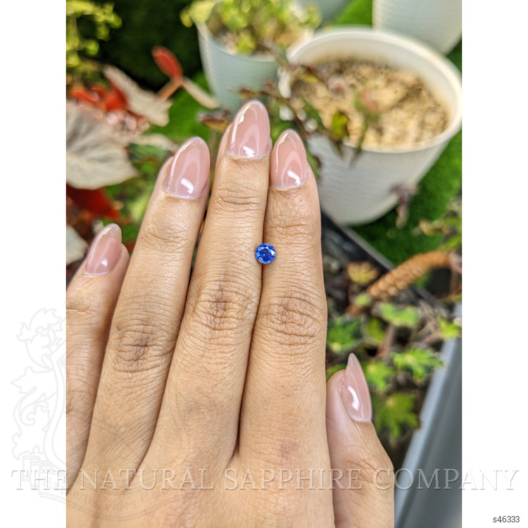 0.50 Ct. Blue Sapphire from Ceylon (Sri Lanka)