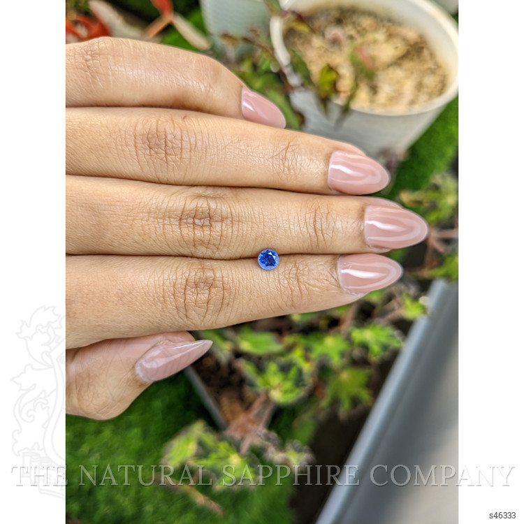0.50 Ct. Blue Sapphire from Ceylon (Sri Lanka)