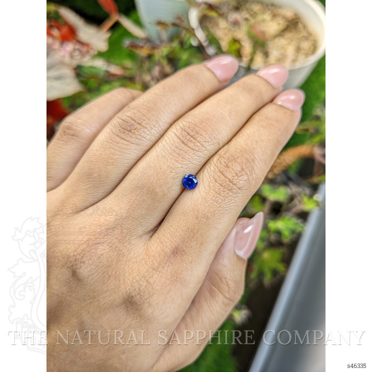 0.47 Ct. Blue Sapphire from Ceylon (Sri Lanka)