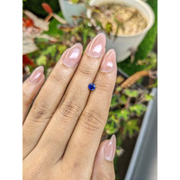 0.47 Ct. Blue Sapphire from Ceylon (Sri Lanka) Life Style