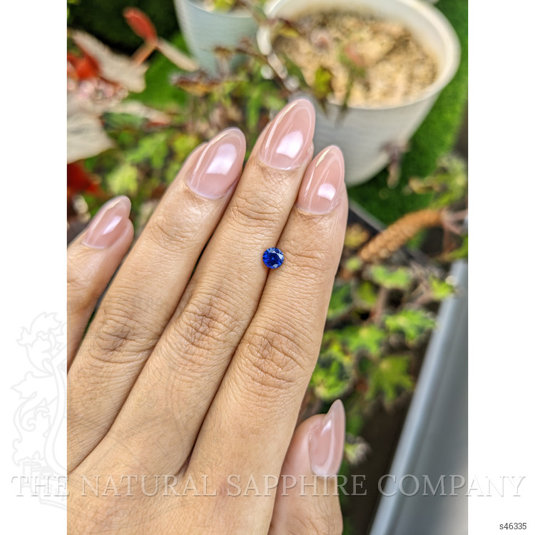 0.47 Ct. Blue Sapphire from Ceylon (Sri Lanka)