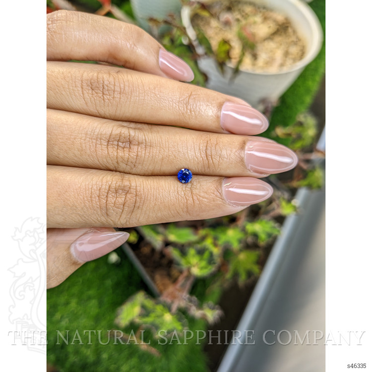 0.47 Ct. Blue Sapphire from Ceylon (Sri Lanka)